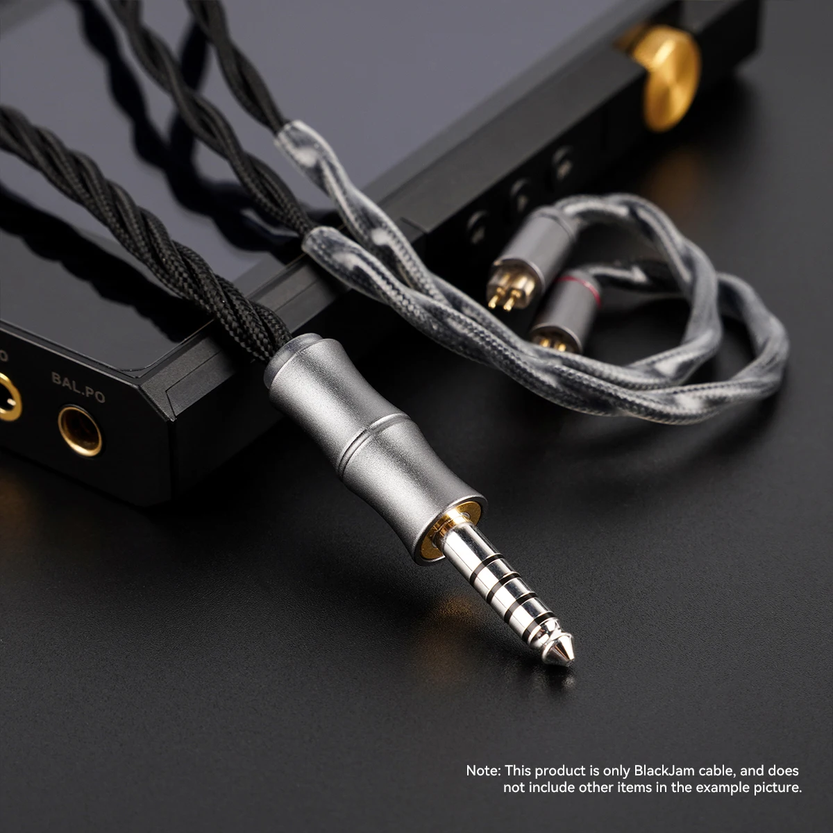 NICEHCK BlackJam HiFi Wire 7N High Conductivity OFC+Induction Annealing Copper 0.78mm 2Pin Earphone Replace Cable for 4U Davinci