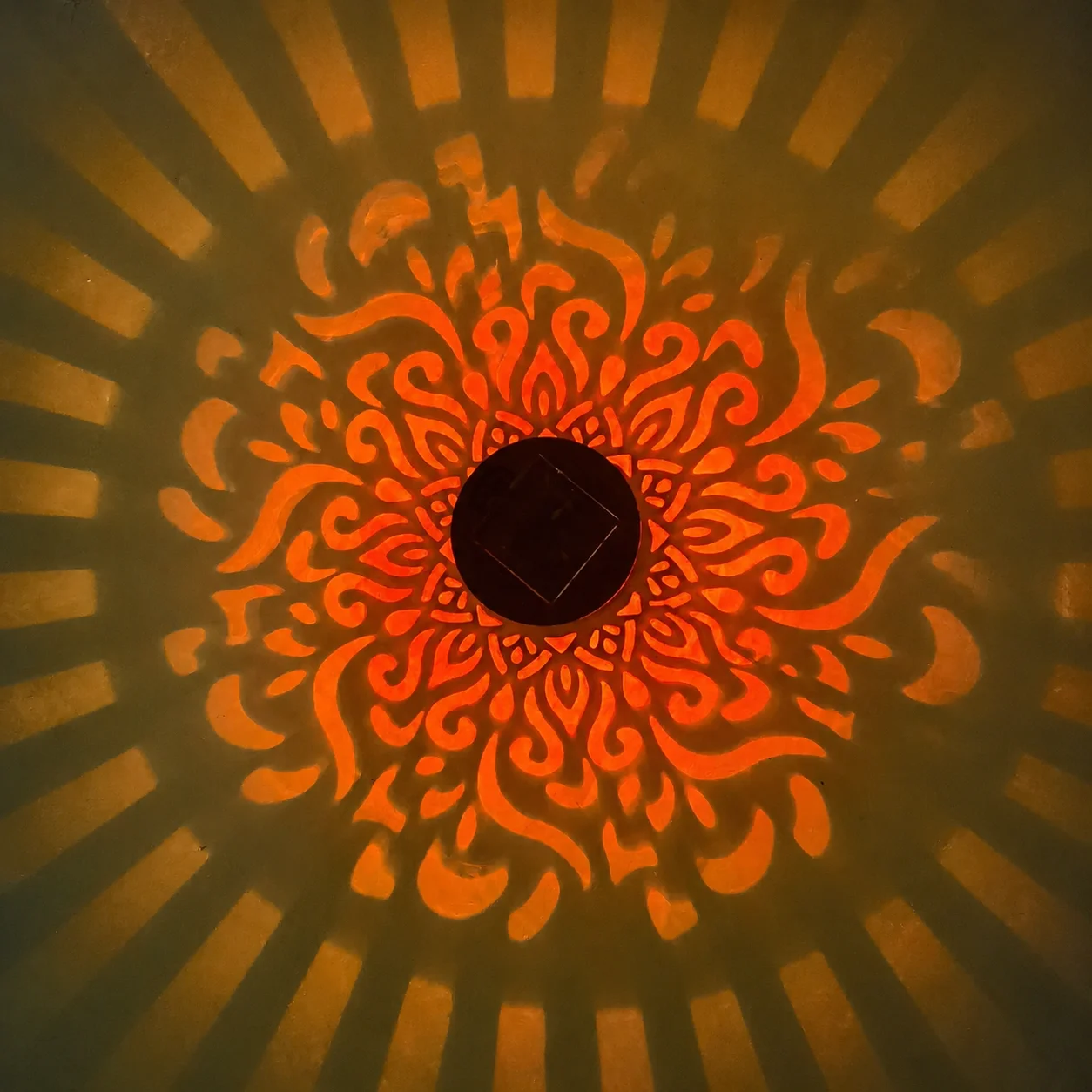 Güneş Enerjili Mandala Duvar L - Lighting Decoration On Wall incelemesi ve fiyatı