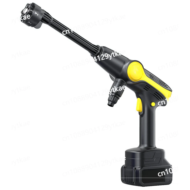 Car wash high-pressure water gun, household lithium battery charging, car wash brush machine