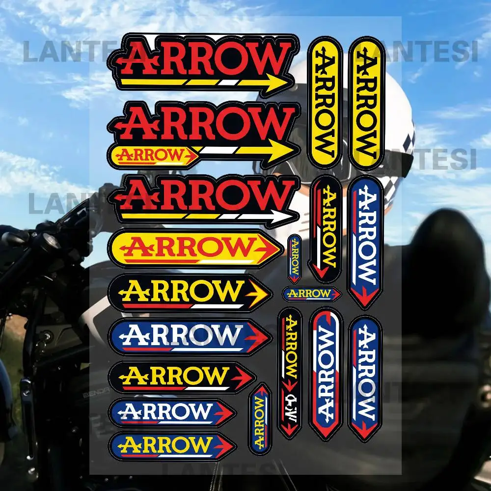 Arr-ow Stickers Waterproof Vinyl Decals For Car Motorcycle Helmet Laptop Skateboard