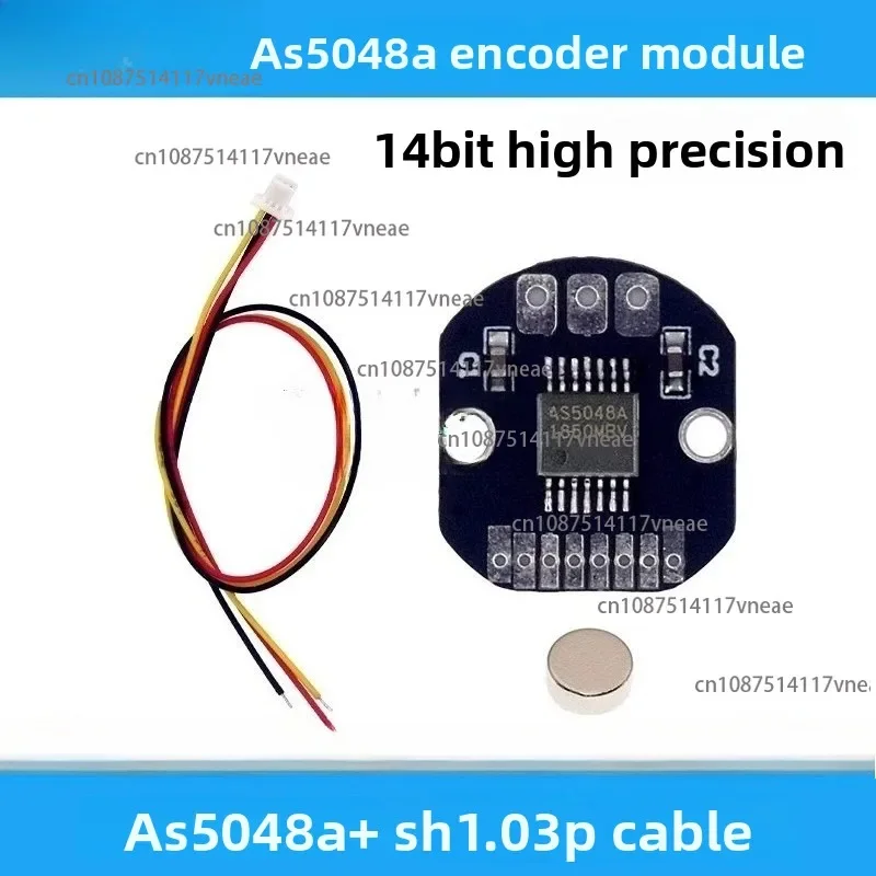 as5600-磁気エンコーダモジュール-pwm-i2-ブラシレスモーターエンコーダ-オリジナルマグネット-as5600-モジュール