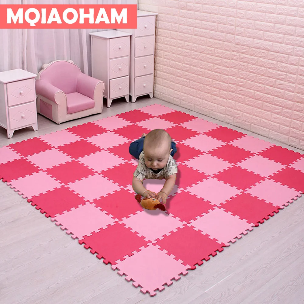 Newest EVA Children\'s Foam Carpet Mosaic floor Puzzle Carpet Baby Play Mat Floor Developing Crawling Rugs Puzzle Mat