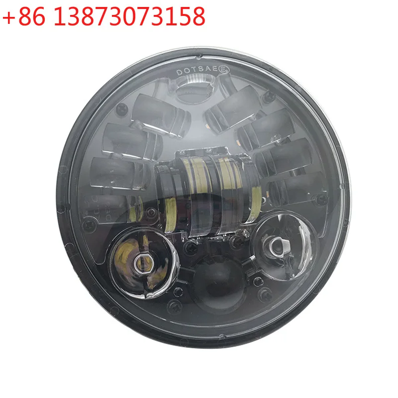 2X 5.75 inch Motorcycle LED DRL Halo Headlight for Triumph Rocket iii 3 & Speed Triple & Street Triple & Thunde 5 3/4