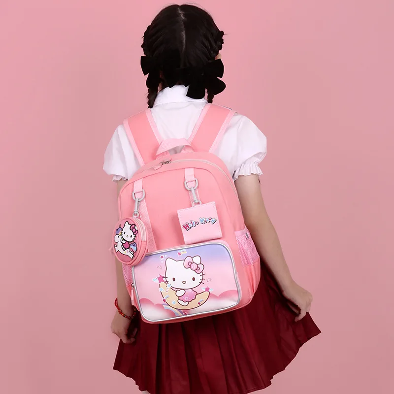 

Sanrio школьный рюкзак для детского сада для мальчиков и девочек, модный рюкзак для дошкольников с героями мультфильмов, милый детский рюкзак hello kitty
