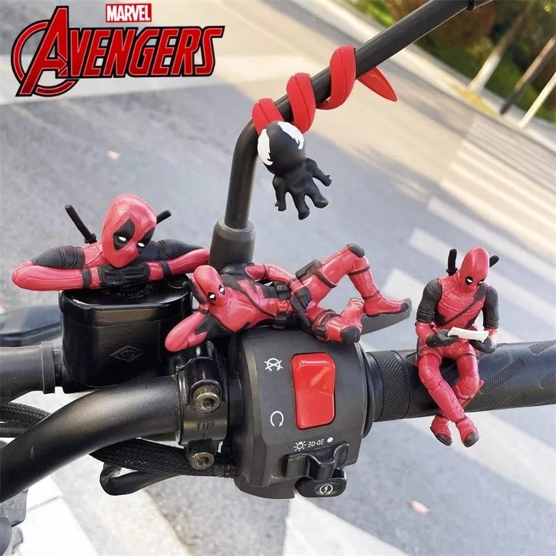 

Новая личность Marvel Venom Deadpool для мальчиков, крутая мультяшная аниме, периферийные устройства, автомобильная кукла, декоративные украшения, подвески для автомобиля