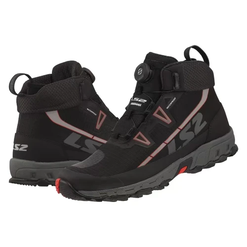 LS2 MBW015 Botas de motociclismo Botines de carretera resistentes a caídas y al desgaste viajeros de viaje para hombres y mujeres
