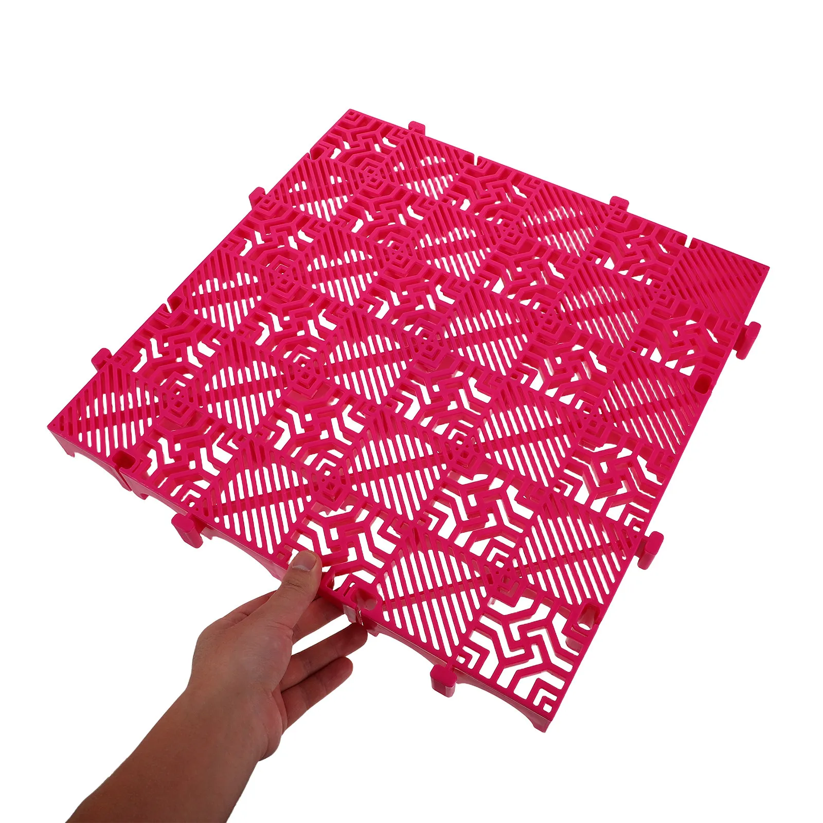 

Модульные пластиковые напольные плитки для гаража с дренажем, нескользящие, для автомойки и автосервиса, сверхпрочные