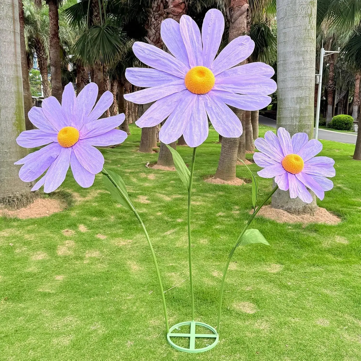 

Large Daisy Flowers Artificial 5.9 Ft Giant Paper Flower Decoration Big Flowers Decor For Birthday Party Garden Office Home Yard