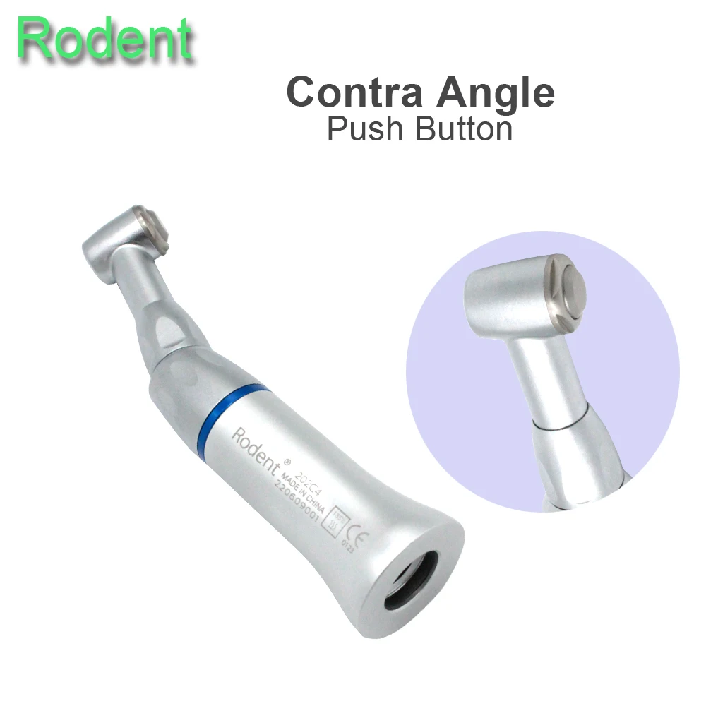 Dental Slow Low Speed Handpiece Contra Angle Push Button Head NSK Style A Class Quality