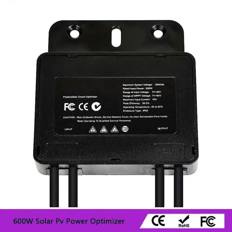 600W MPPT solar Power Optimizer - Embedded module & PV function for solar.    optimizing power output and efficiency-CE Listed