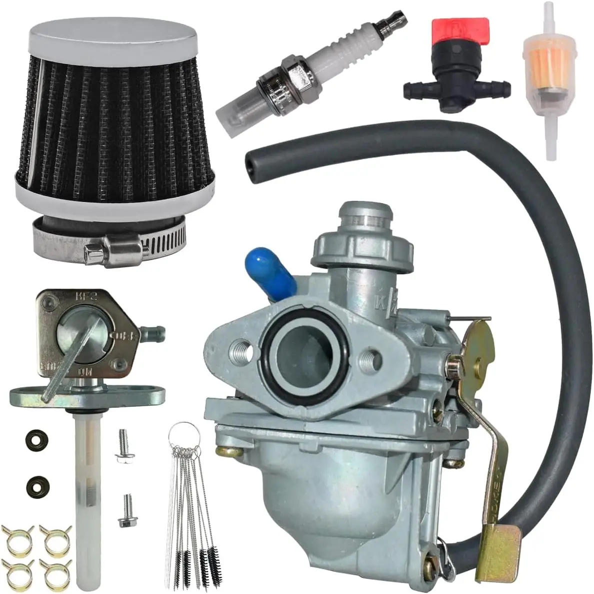 

XR50R Carburetor Fit for Honda XR50R 2000 2001 2002 2003 CRF50F 2004 2005 Replace 16100-GEL-702 with Air Filter and Fuel Val