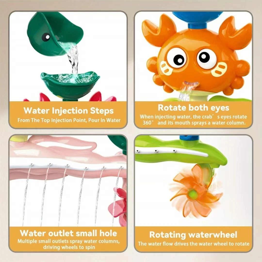 Crab Bath Water Toy 6