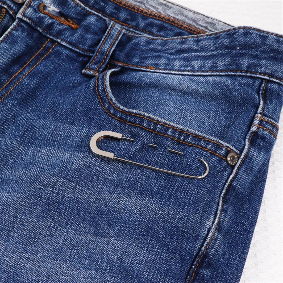 AA98 Extra Large Safety Pins Heavy Duty 3 Inch-20 PCS Coilless Pins Sewing Pin Brooches-Giant Safety Pins, Silver