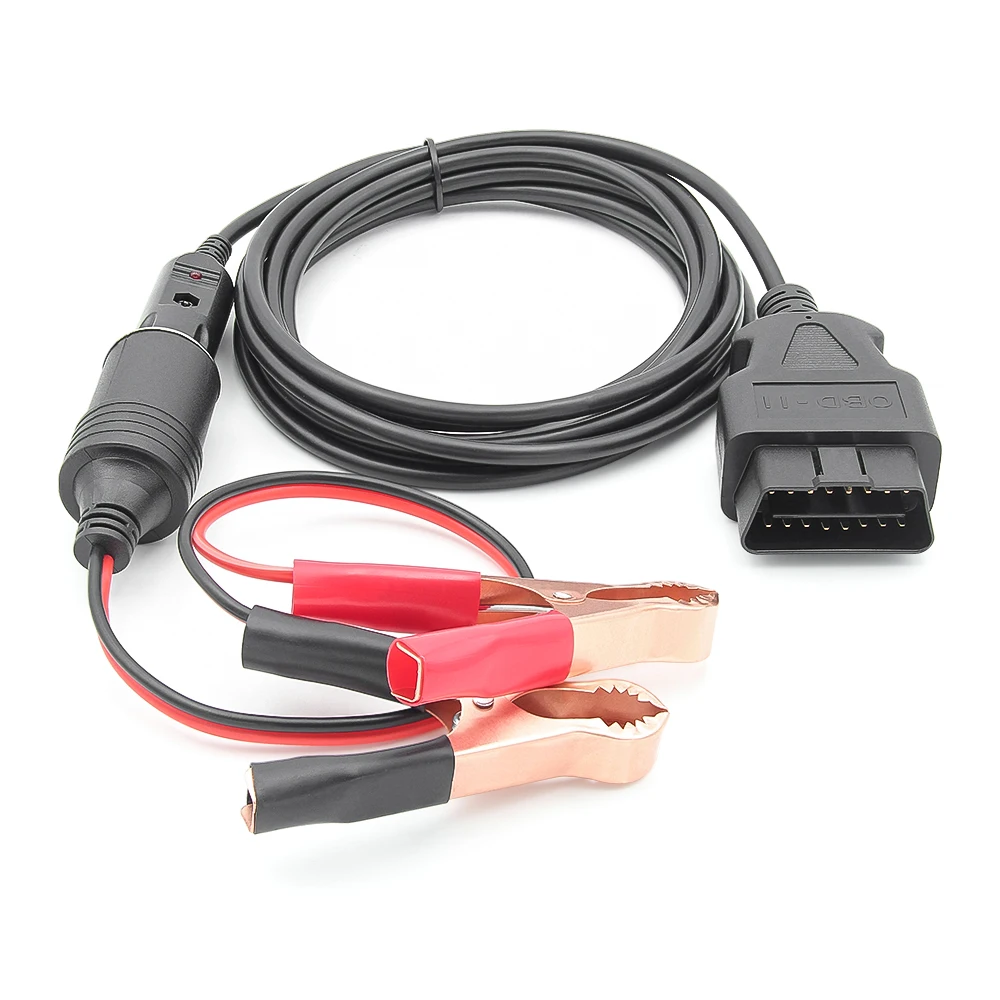 JFIND 12V 15A Cigarette Lighter Power Socket Adaptor Female Battery Socket Plug Car Battery Terminal Clamp Clip Car Accessories