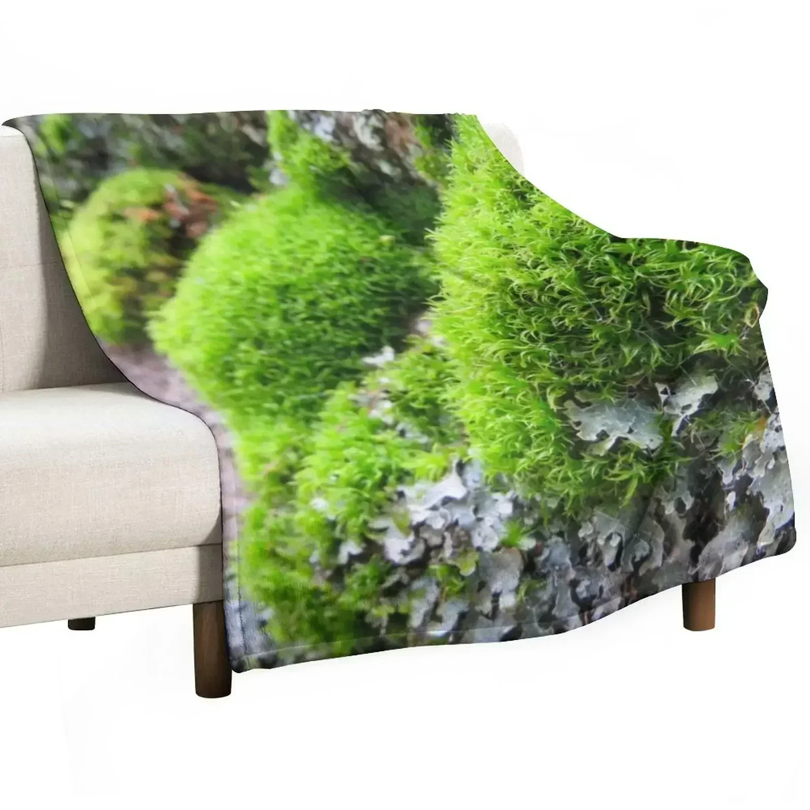 

moss Throw Blanket Men's Soft Warm Throw Blanket for Couch