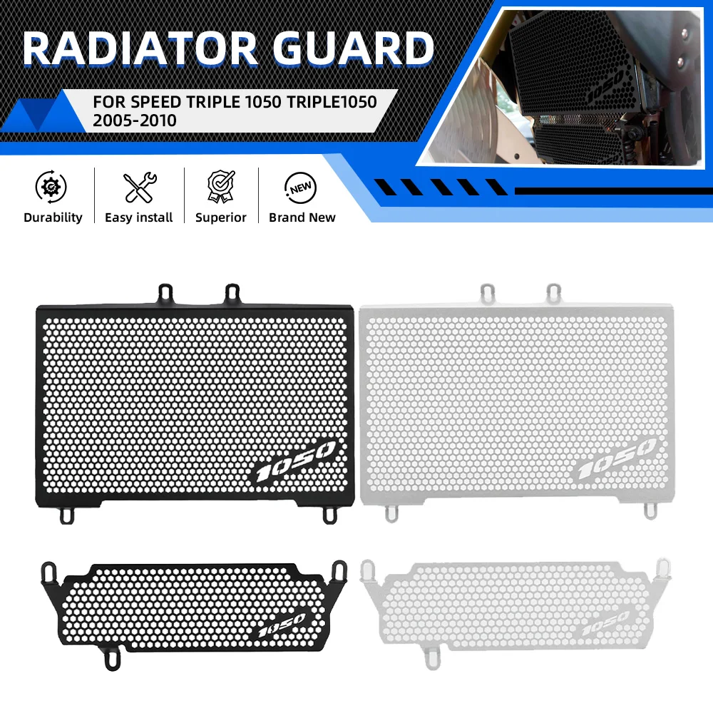 

For Speed Triple 1050 Triple1050 2005-2006-2007-2008-2009-2010 Accessories Radiator Guard Grille Cover Protector Grill Mesh