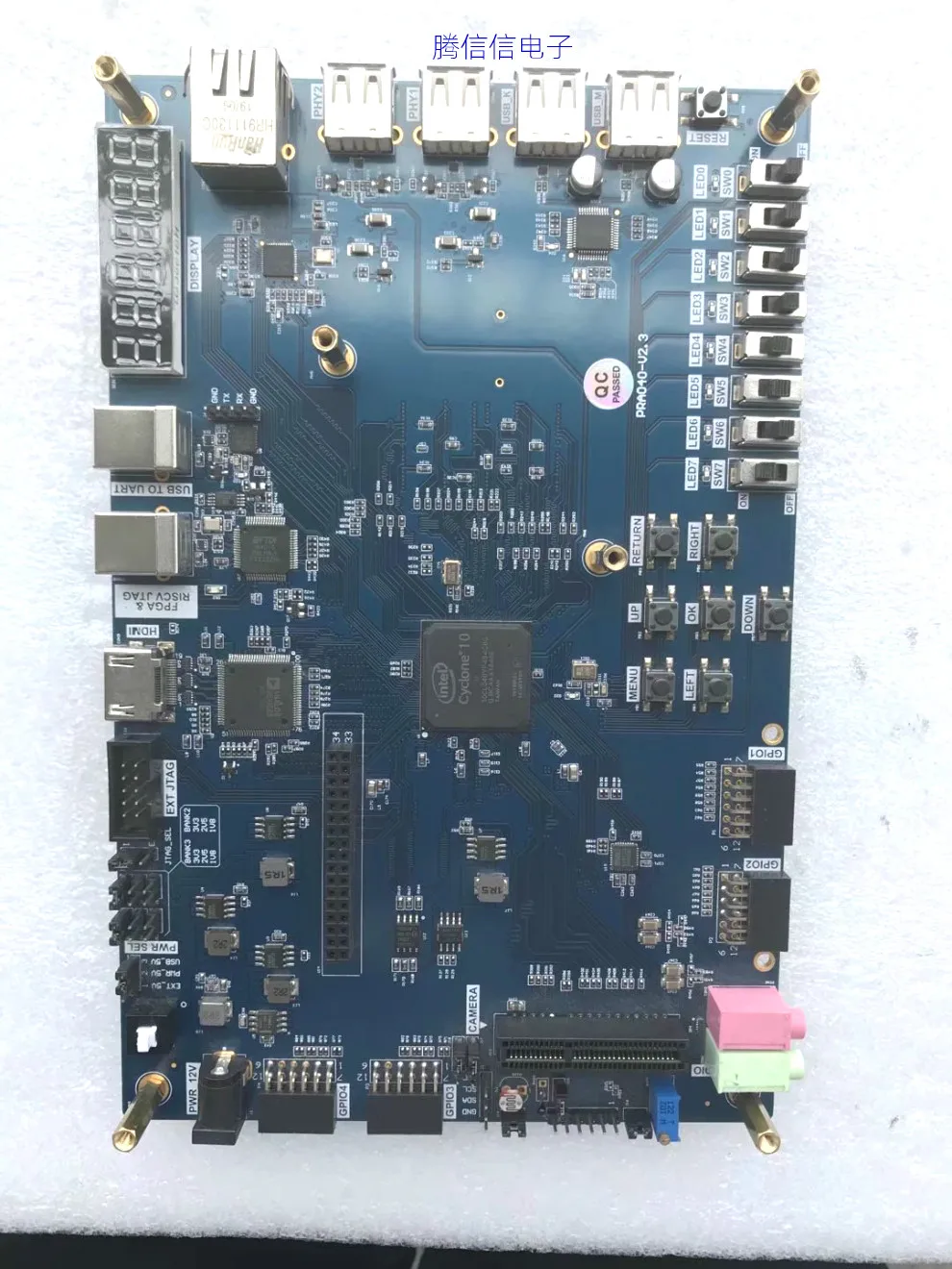 

Now PRA040 Risc-10 10V FPGA CYCLONE cl040yf484 development board