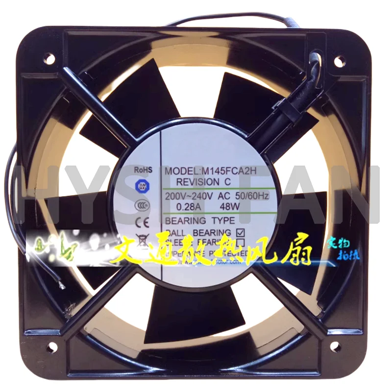 

New M145FCA2H 200-240V 0.28A 48W Square Cooling Fan 15050