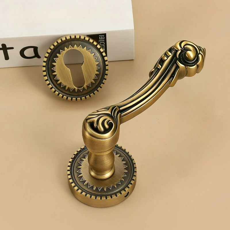 

Pure Copper Bedroom Door Lock, Light Luxury, Living Room, Office, Brass Solid Wood Door, Single/double Door, Genuine/fake Lock