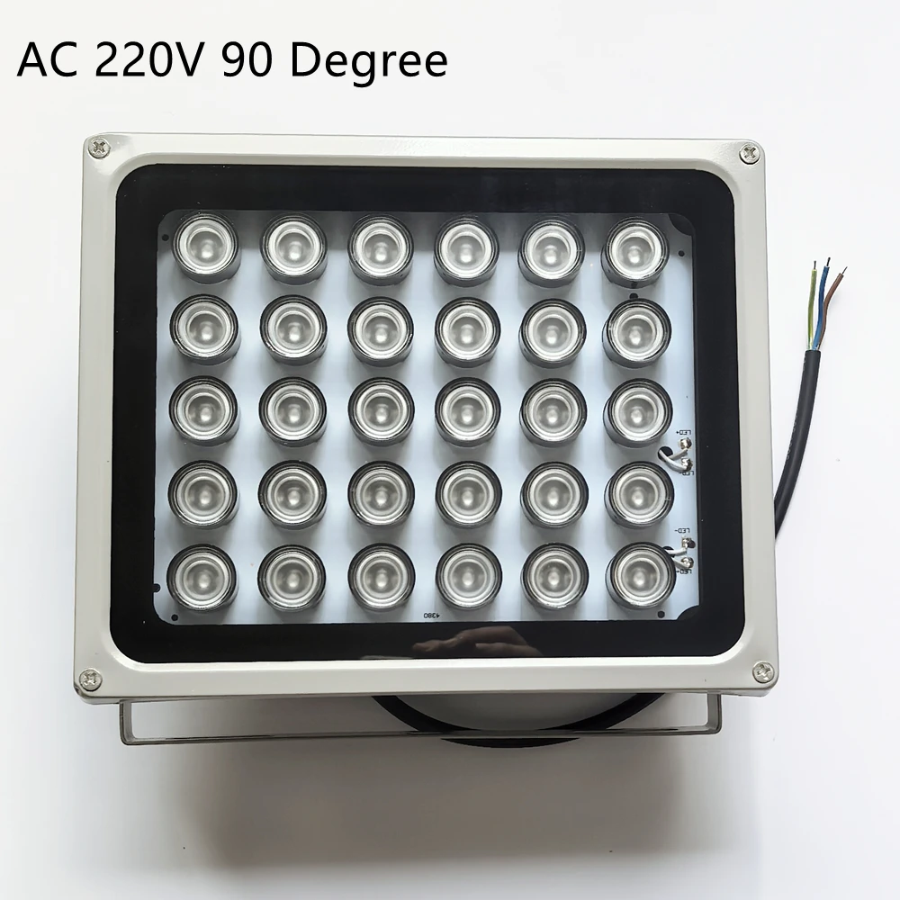 AC 220V 30 Array LEDS IR Illuminator Infrared Lamps Night Vision Outdoor Waterproof For CCTV Security Camera Photography Lamp