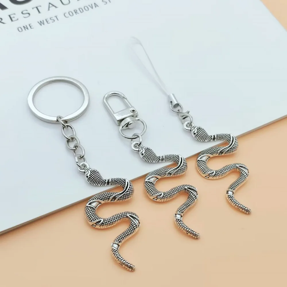 Snake Keychain New Animal Snake Pendant Men And Women Pendant Keychain Simple Fashion Men And Women Birthday Jewelry