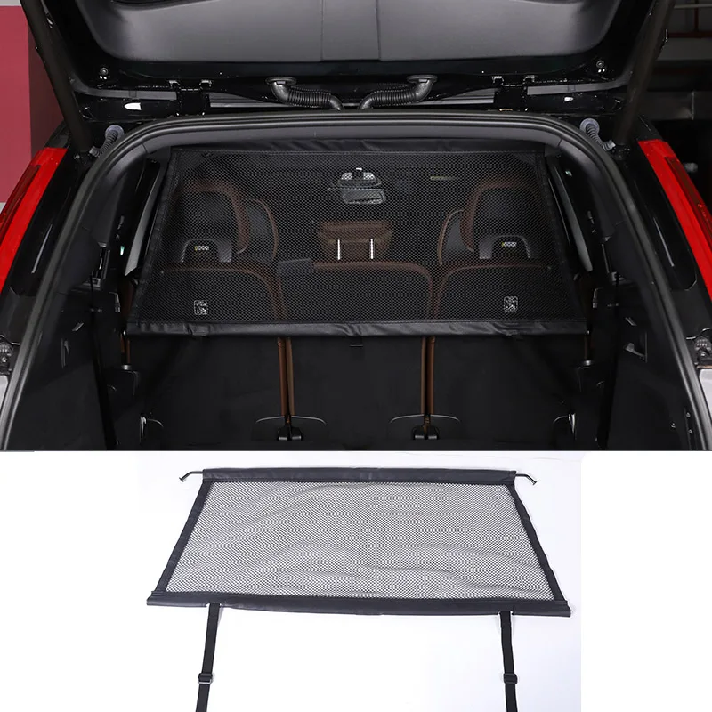 

Для Volvo XC60 2018-2024 для XC90 2015-2024 моделирование автомобиля изоляция безопасности багажника защитная сетка для забора для домашних животных сетка аксессуары