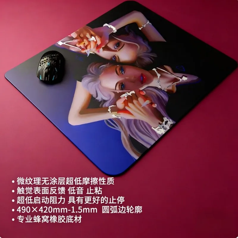 

Новый игровой коврик для мыши Click Gaming Gear Glass, настраиваемый размер, 1,5 мм, для киберспорта, гладкий, для игр в FPS, эргономичный, для офисного стола, подарки