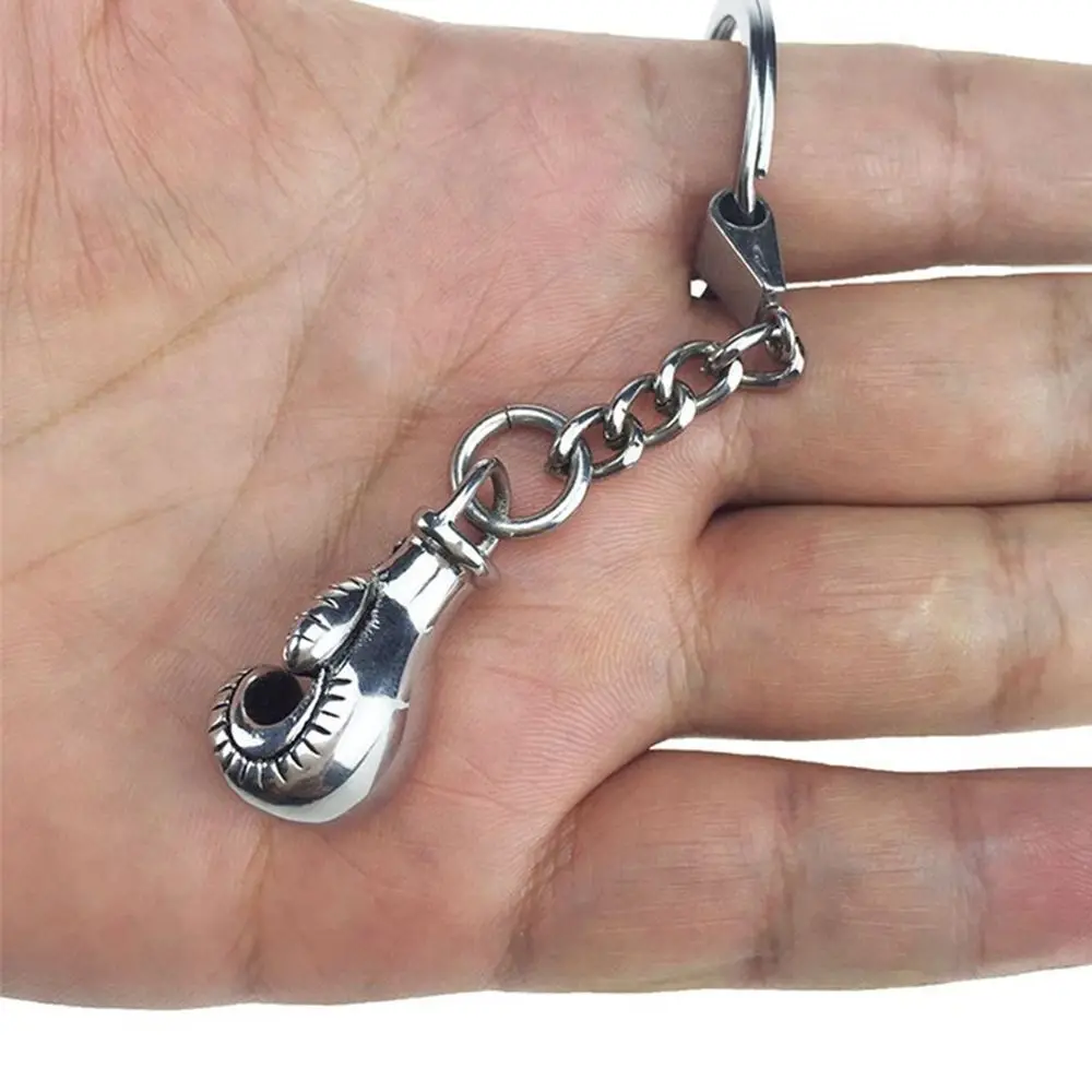 New Exquisite Fashion Car Dreamed High Quality Metal Glove Alloy Keychain Key Ring Boxing Gloves Keyfob