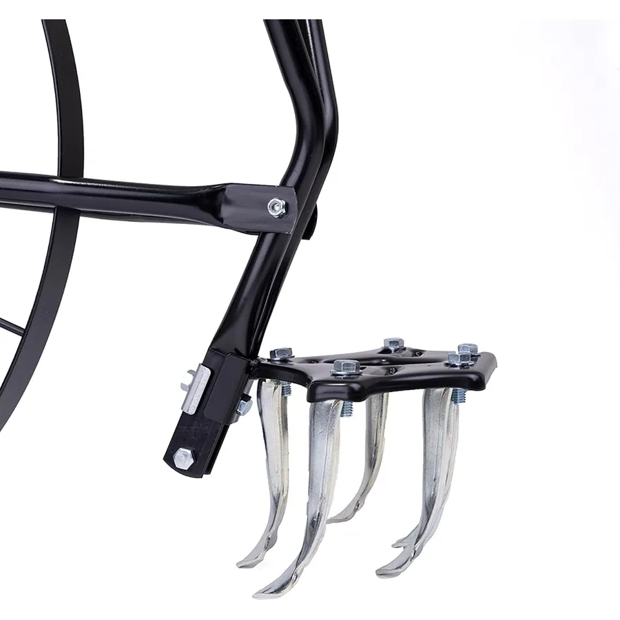 Cultivador de ruedas altas tubular de rueda alta 6500 con mango cómodo con 3 posiciones ajustables, implementos de cambio rápido,