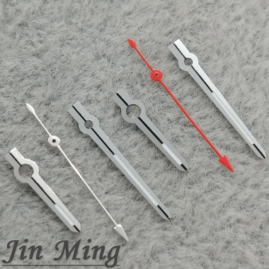 Silver Luminous Watch Hands for NH34 NH35 NH36 NH38 4R 7S Automatic Movement 3 Hands Green Daytona Watch Needles