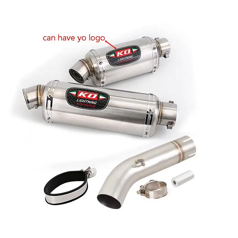 

Для Lexmoto LXR125 LXR 125SE выхлопная система мотоцикла среднее звено трубы 51 мм глушитель из нержавеющей стали DB Killer LXR380 2019-2025