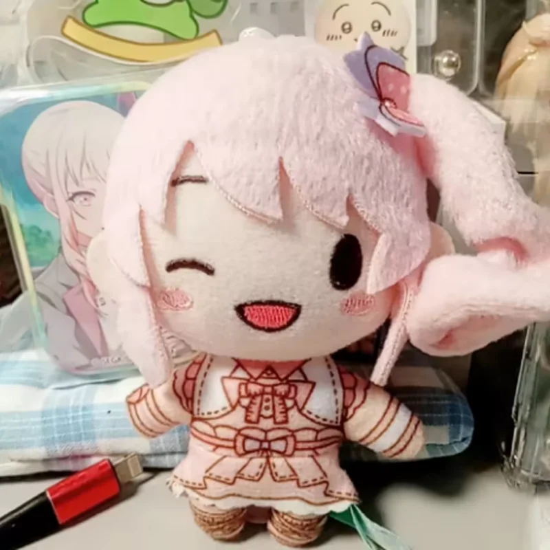 10 سنتيمتر Pjsk أفخم المفاتيح مشروع Sekai Tenma Tsukasa محشوة بلوشيز حقيبة قلادة Kamishiro Rui Kawaii أفخم دمية لعبة هدية