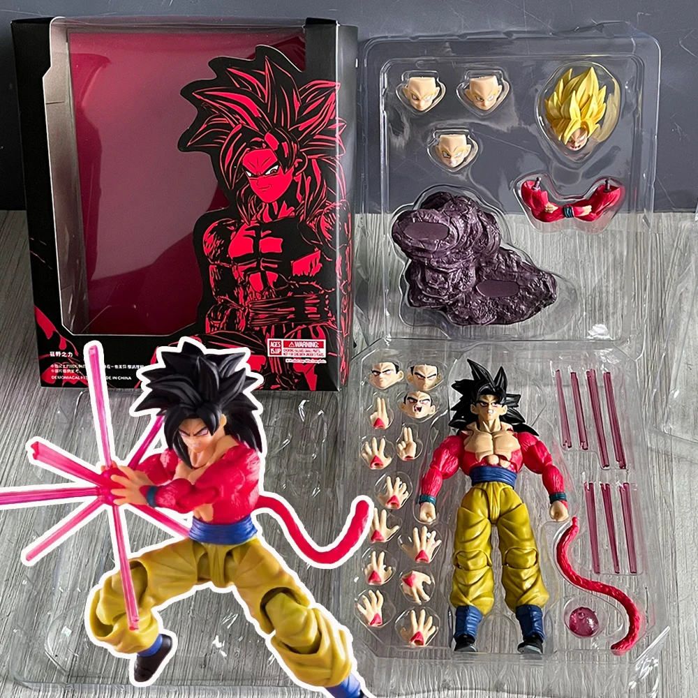 

Dragon Ball Z Son Goku Figure SHF S.H.Figuarts Ssj4 Super Saiyan 4 Untamed Power Action Figures Model Toys Birthday Gifts