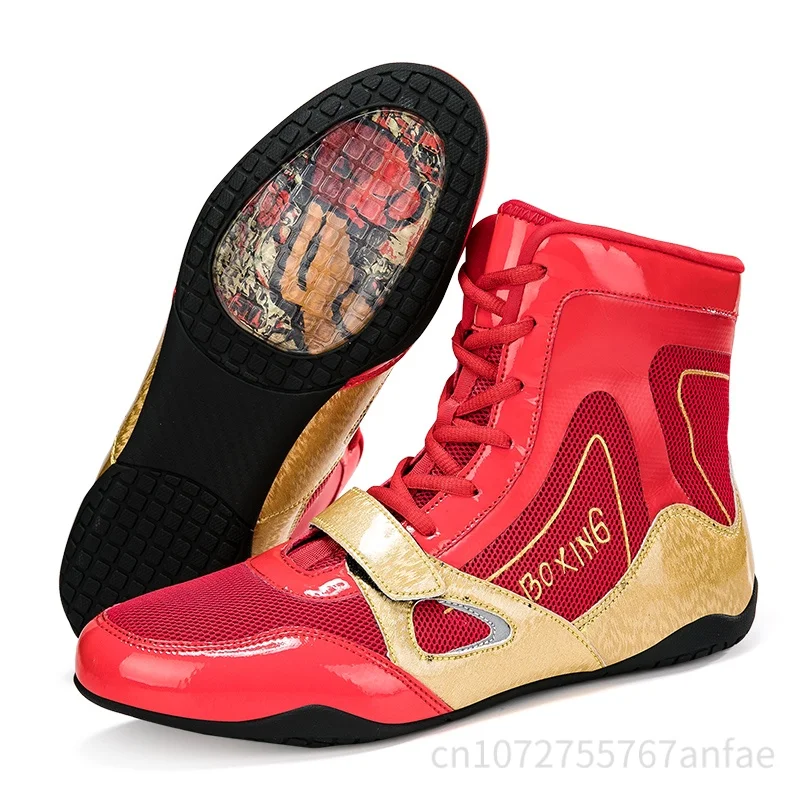 

New Style Professional Boxing Shoes Men Comfortable Boxing Sneakers Breathable Wrestling Fighting Shoe Non Slip Training Sneaker
