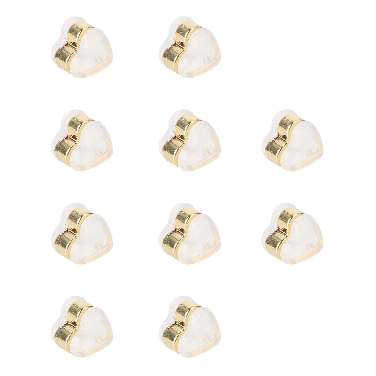 

Heart shaped Earplugs Pendant Charm Fashion Jewelry Making Accessories DIY Craft Earrings Safe Material Long time Use