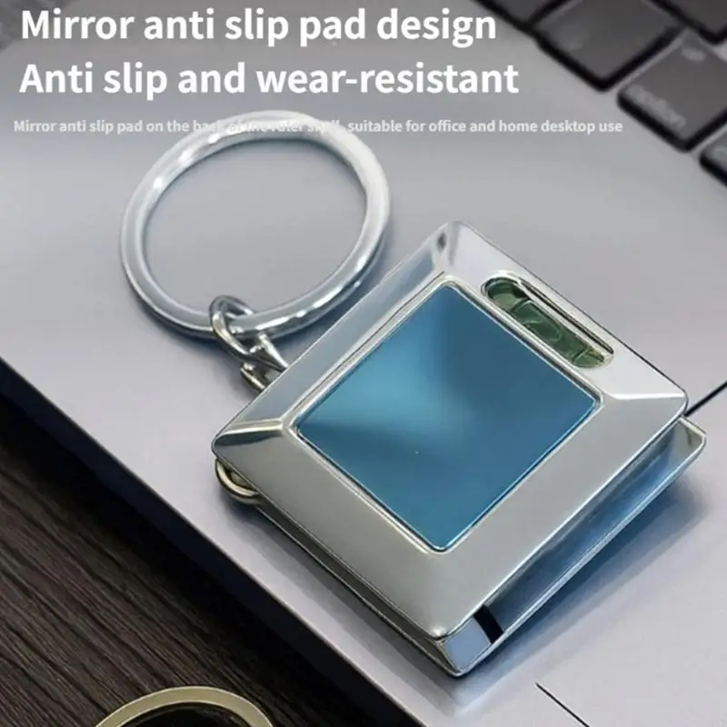 

1.5m Tape Measure with Builtin Level for Accurate Drawing Renovation Furniture Measurement Keychain 37JD