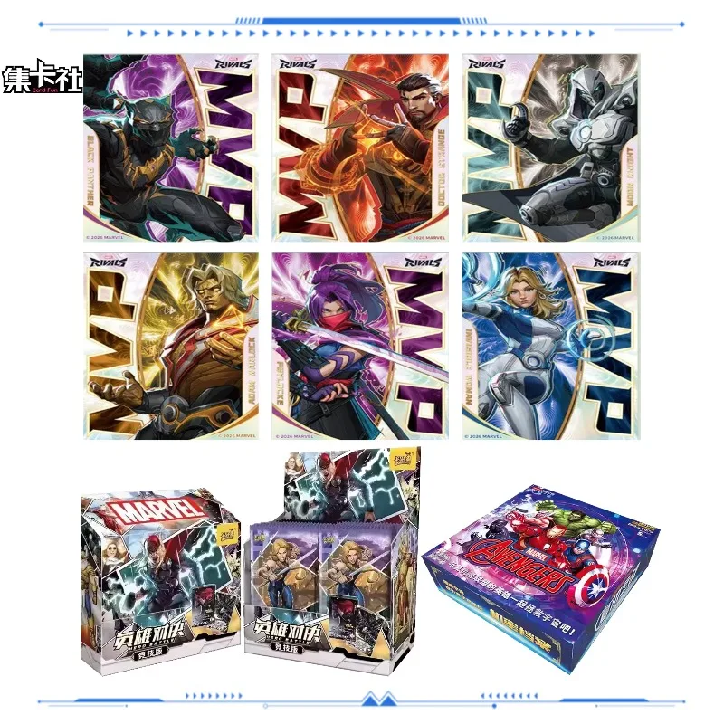 マーベル-ライバルズ-カードファン-グロリアス-ホール-アイアンマン-ミステリーボックス-本物のコレクタブルトレーディングカード-誕生日-ホリデーギフト-男の子-女の子向け