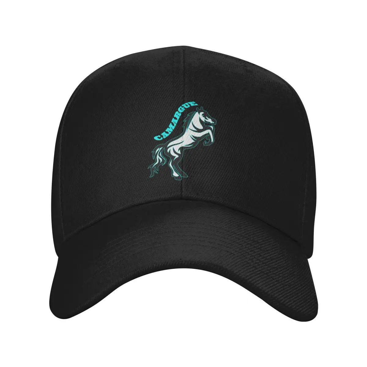 

White horse trained Camargue Baseball Cap Horse Hat Anime men's big size hat Men's Luxury Women's