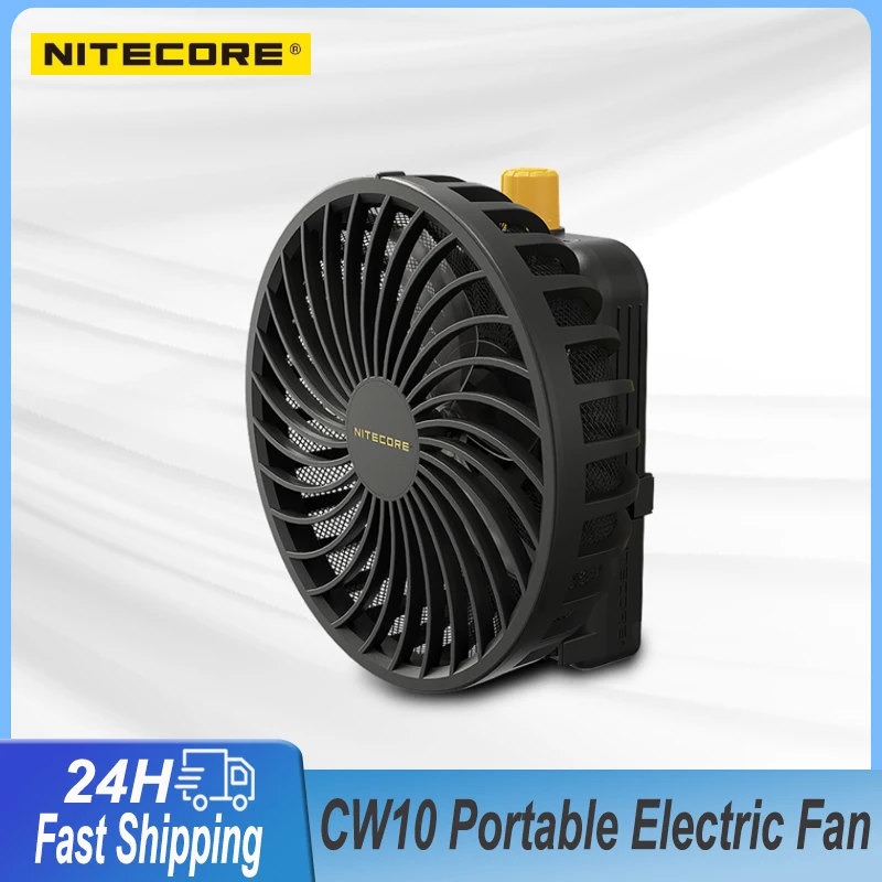 

NITECORE CW10 Portable Electric Fans with Led Display lightwight Photography Stage Special Effect fan Blower for Shooting video