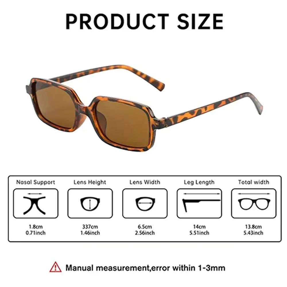 Elegant Anti UV Square Frame Sunglasses Korean Stylish Street Photography Shades Eyewear Scratch Resistant Women Eyewear Unisex