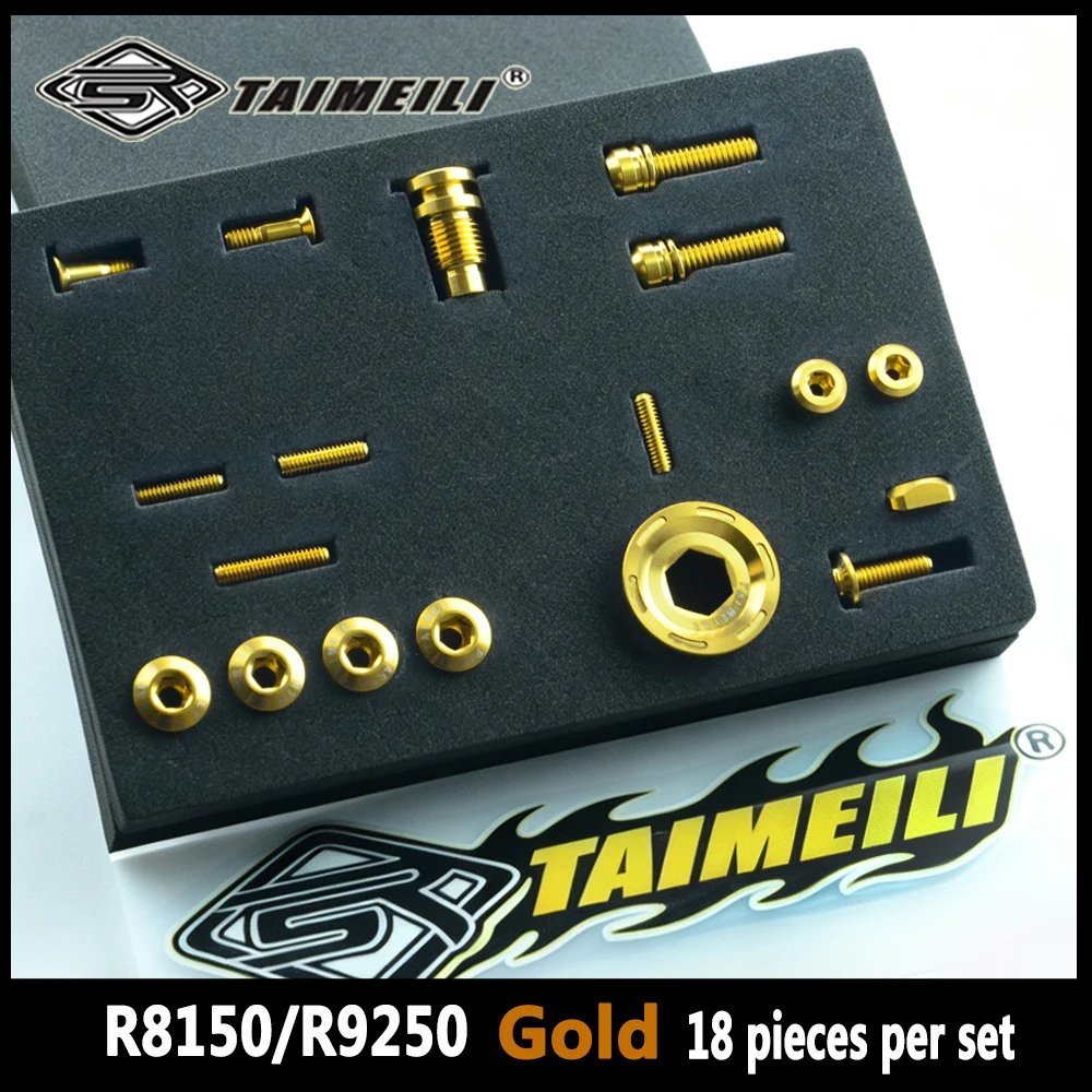 TAIMEILI Titanium alloy screw bicycle transmission R8000/9100/8150/9250 kit upgrade set screws