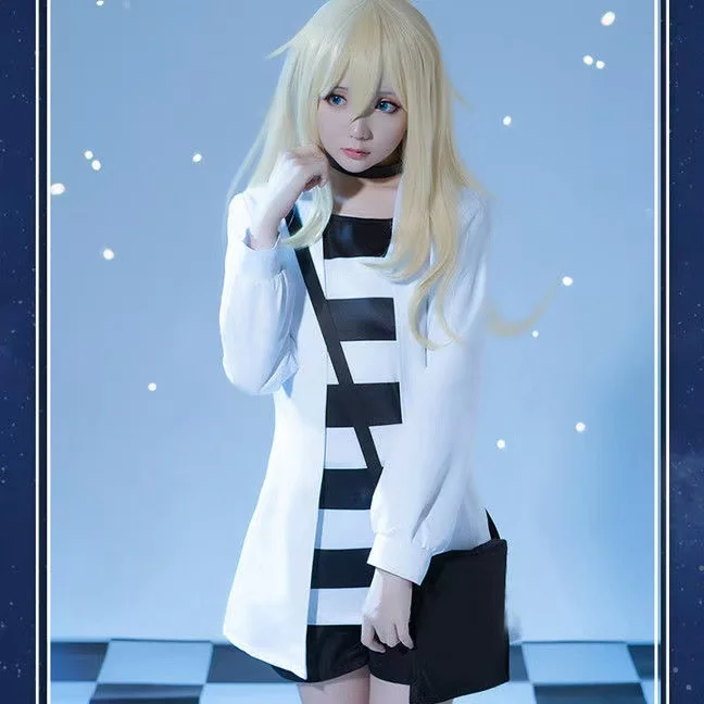 Costume de cosplay Rachel Gardner, ensemble de perruques Angels of Death, costumes d'Halloween et de Noël pour adultes, déguisement pour le carnaval