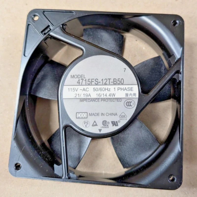 

Brand New Original 4715FS-12T-B50 AC115V 0.21/0.19A Aluminum frame Fan Fast shipping
