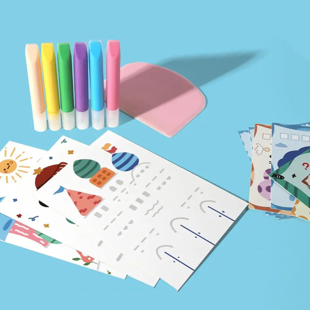 kit-de-peinture-a-gratter-arc-en-ciel-diy-avec-peintures-stylos-grattoir-et-autocollants-–-jouet-educatif-pour-les-tout-petits