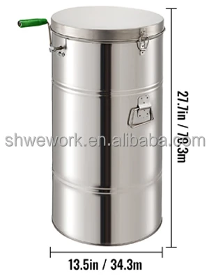 Manual Honey Extractor 2/3/4 Frames Bee Honey Extractor Honeycomb Spinner Stainless Steel Beekeeping Accessory