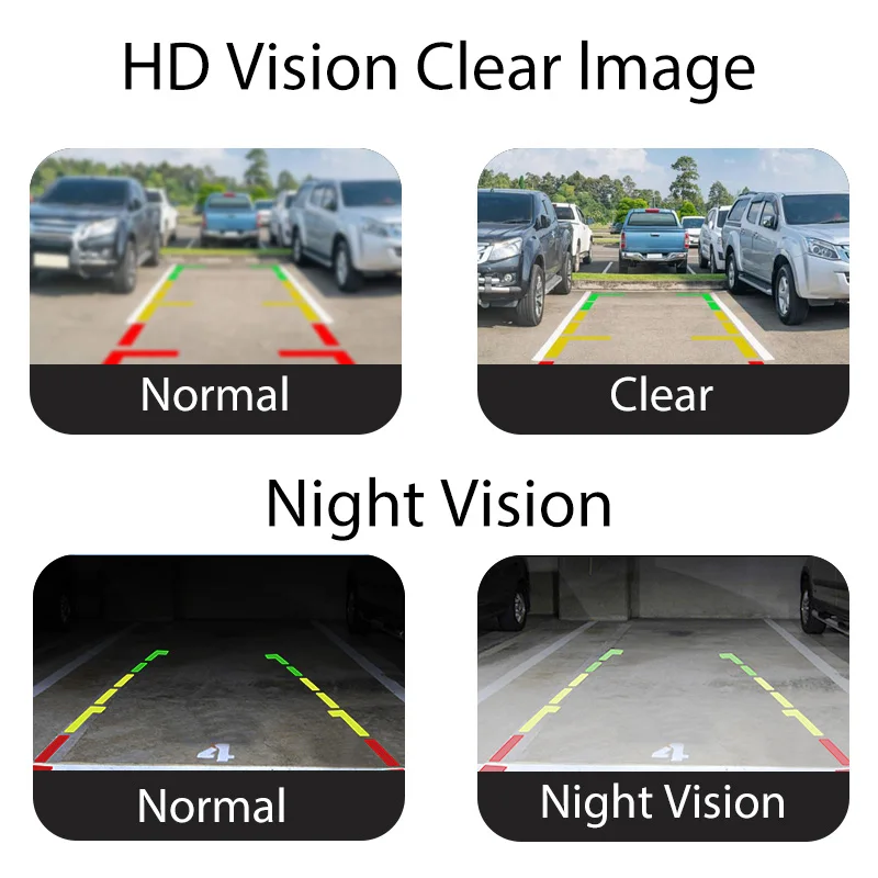 كاميرا خلفية وجانبية للمركبة AHD CVBS 170 °   عين السمكة عالية الوضوح للرؤية الليلية مقاوم للماء قبعة من القش كاميرا مثقاب