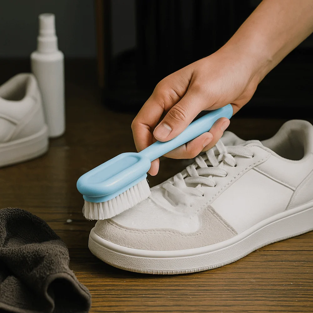 

2 шт./компл., пластиковая щетка для обуви с длинной ручкой, эргономичная портативная щетка для доски, щетка для мытья обуви с мягкой щетиной, для домашнего использования