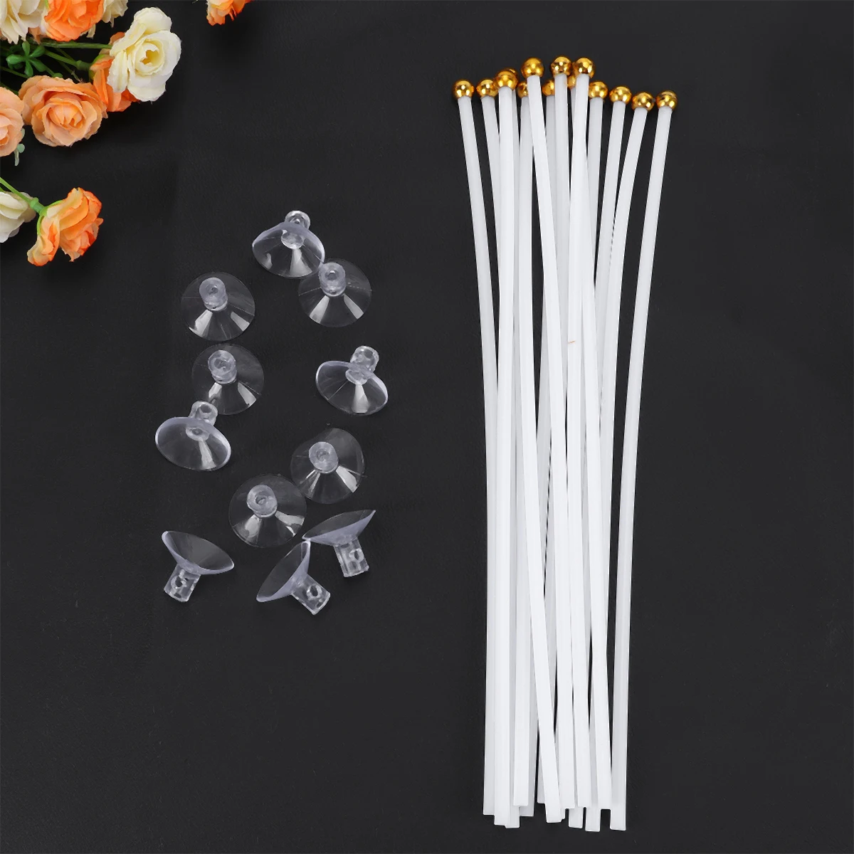 

10pcs Car Window Flags Polyester Durable Bright Vibrant Patterns Adhesive Flagpole Suction Cup For Outdoor Travel Garden House