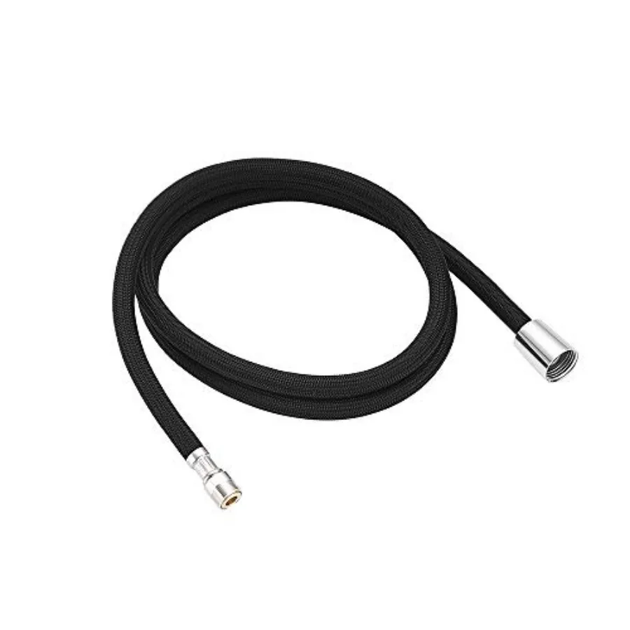 

Kitchen Bathroom Sink Pull-down Faucet 1/2" IPS Black Braided Replacement Pull-Out Head Hose 59-inch or 150cm for Oil Rubbed Br