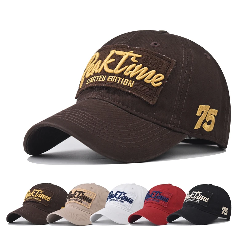 قبعة بيسبول Snapback قبعة الشمس قبعة ربيع الخريف قبعة بيسبول قبعة رياضية الذروة الوقت التطريز الهيب هوب المجهزة قبعة #1